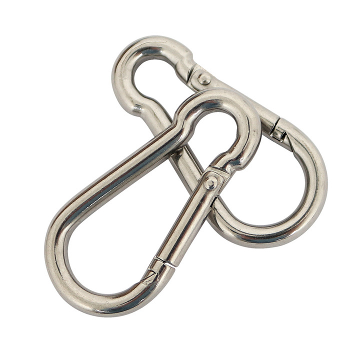 Karabinkrok Ø8 x 80 mm 2 stk.